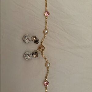 Sorrelli bracelet w matching earrings